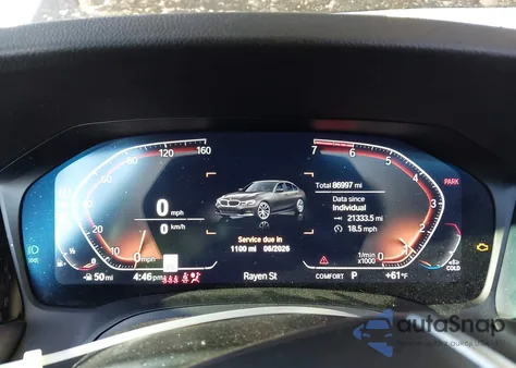 2021 BMW 330I z USA, uszkodzony, nr VIN 3MW5R1J0XM8C03065